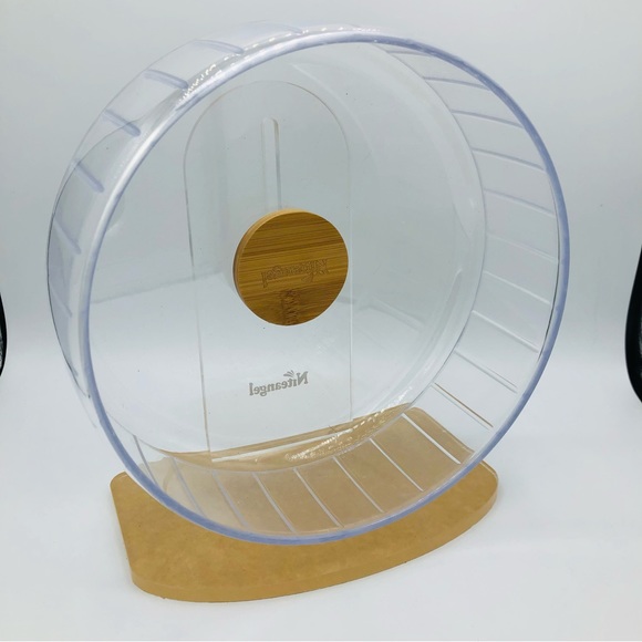 Big super silent hamster clear exercise running wheel quiet spinning - Picture 3 of 7